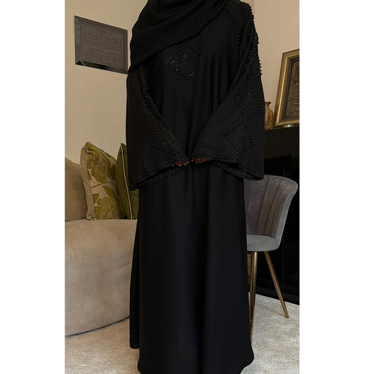 Amirah Pearl Diamond Detail Abaya